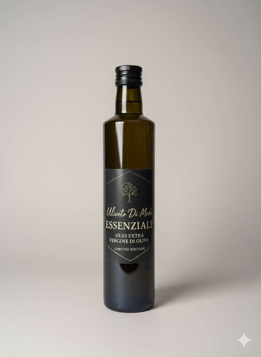 Extra vierge olijfolie uit Puglia in glazen fles 750ml