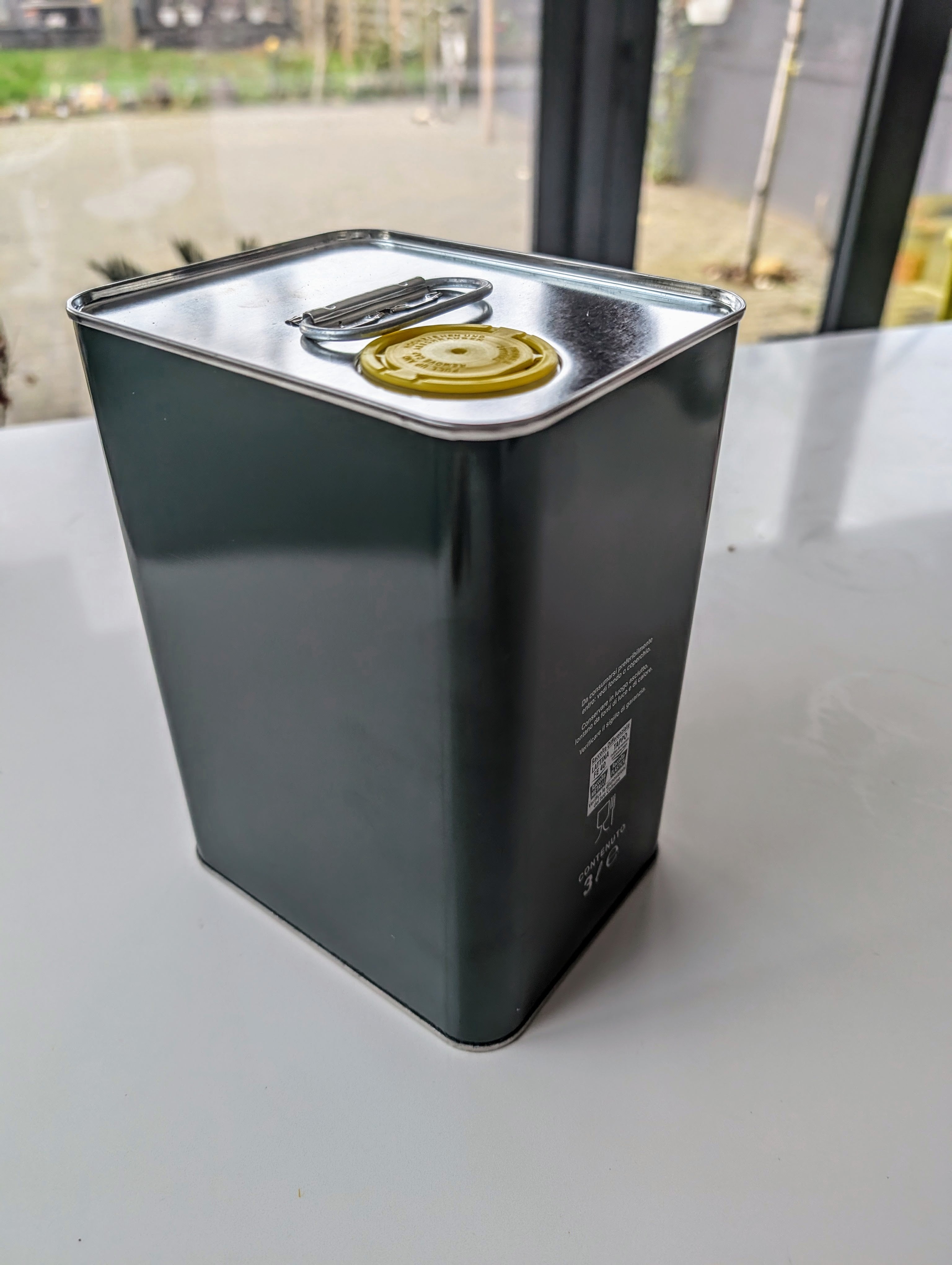 Il Quotidiano – Extra Vierge Olijfolie uit Puglia (Dagelijkse Italiaanse Olijfolie - 3 liter blik