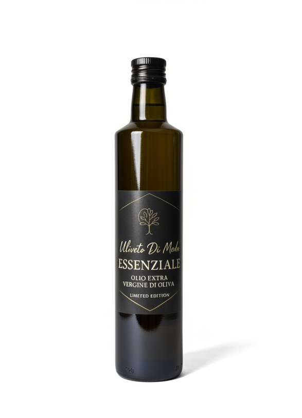 Extra vierge olijfolie uit Puglia in glazen fles 750ml